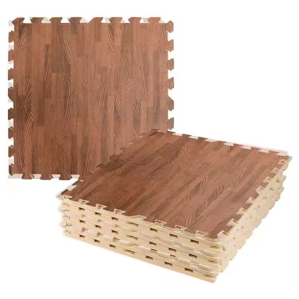 Piso de goma eva 4 piezas de 60x60 Cm