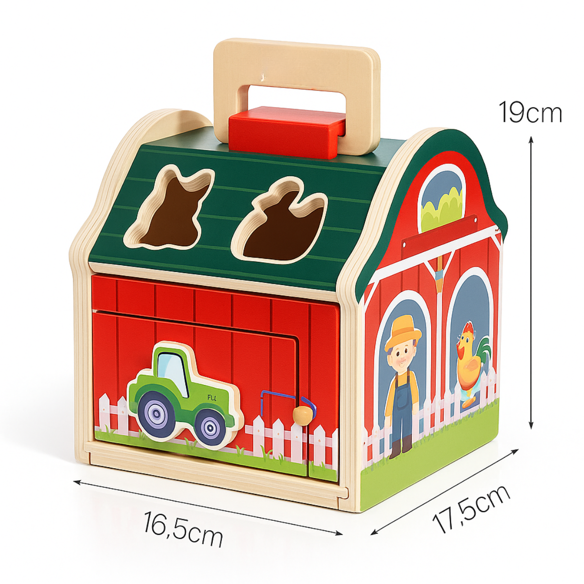 Granja de madera encaje animal