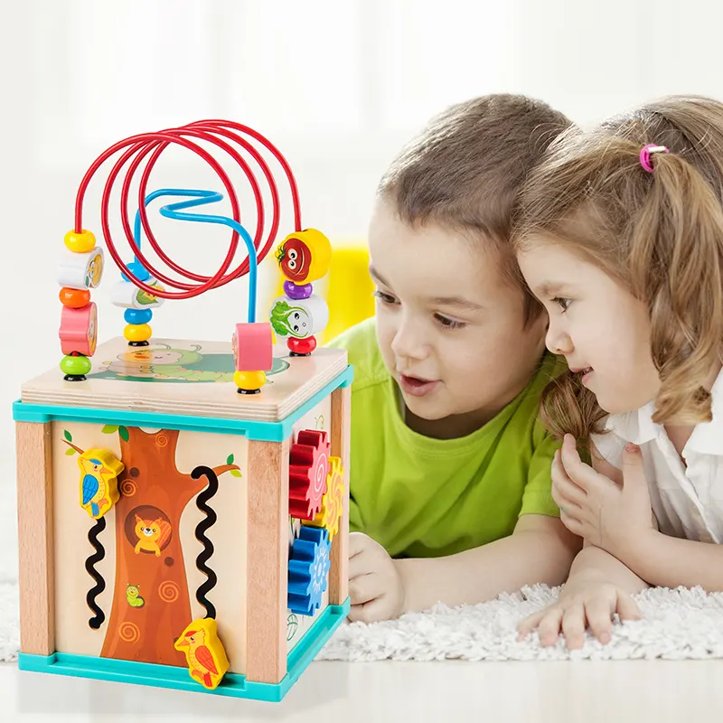 Cubo Multifuncional Didáctico 5 en 1 Buho