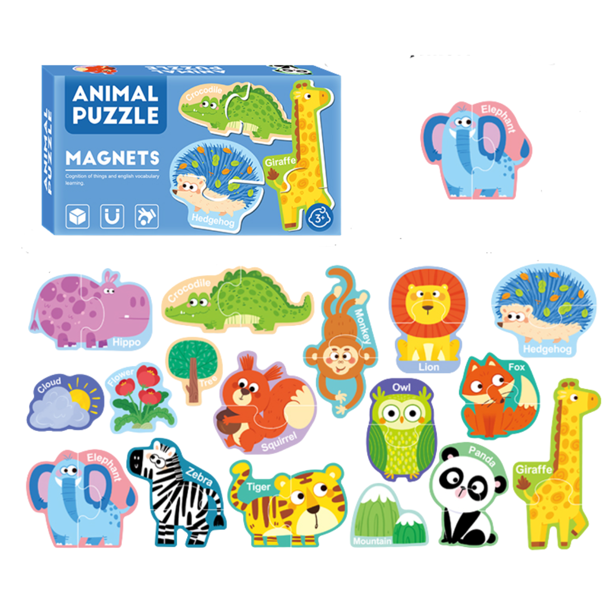 Puzle Rompecabeza Magnetico Infantil inicial