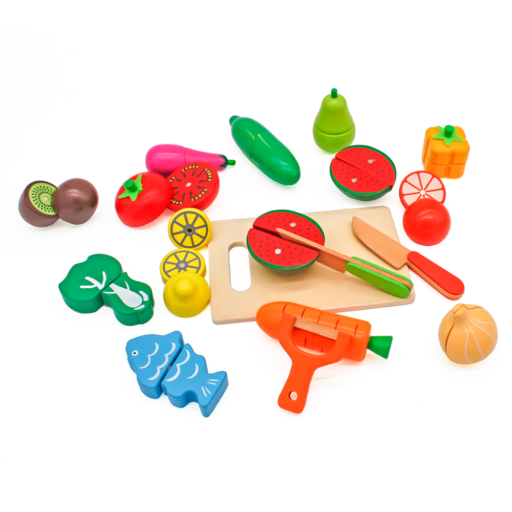 Corta frutas con imán y accesorios