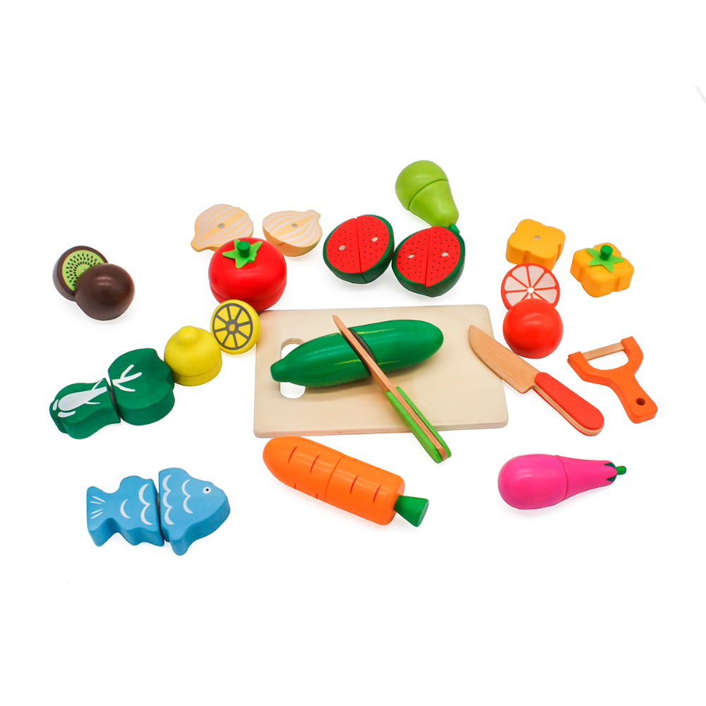 Corta frutas con imán y accesorios