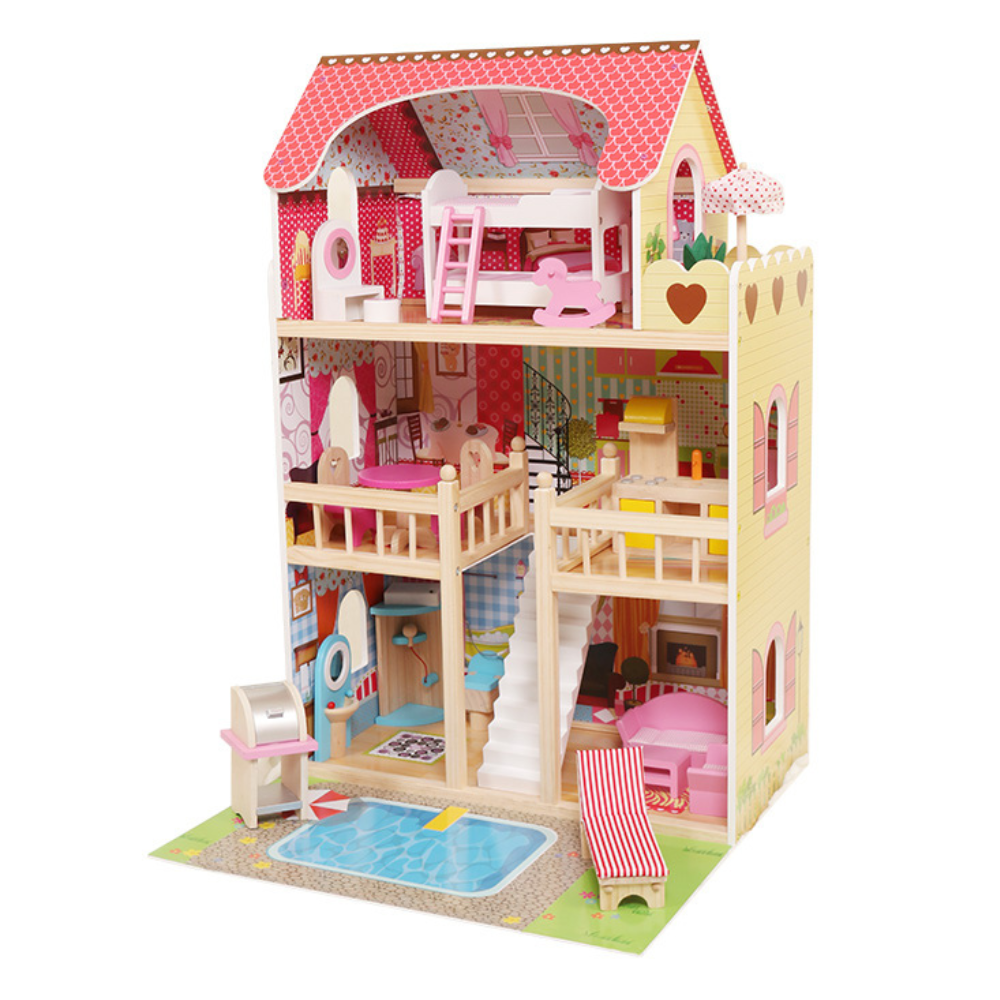 Casa de Muñecas con Accesorios