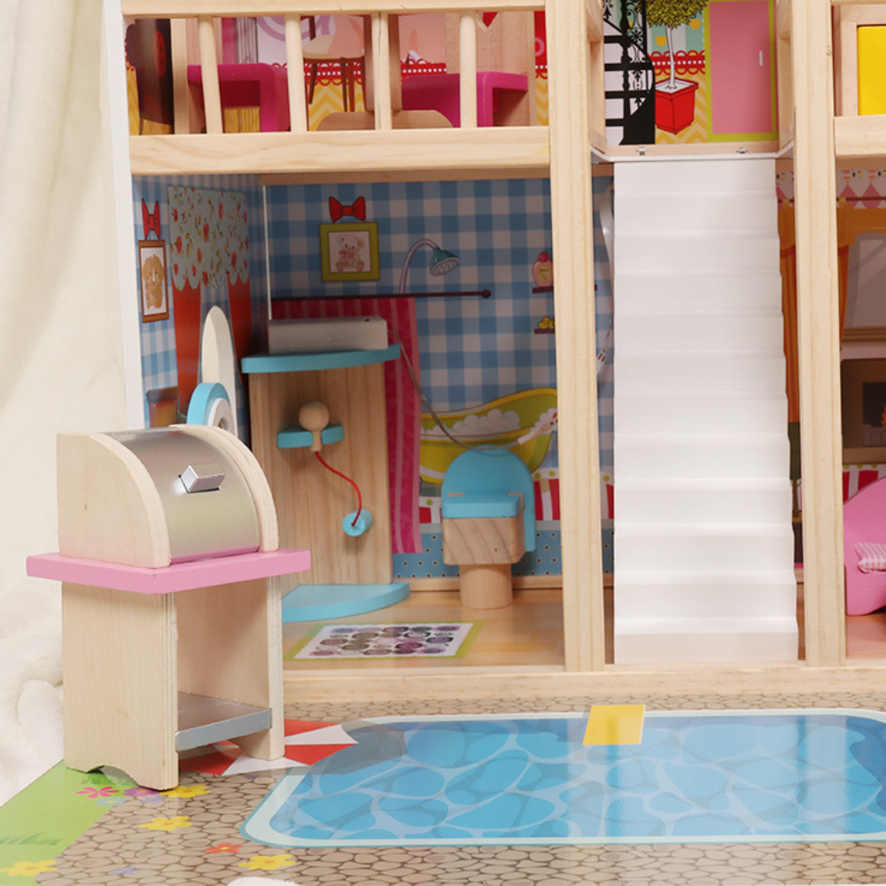 Casa de Muñecas con Accesorios