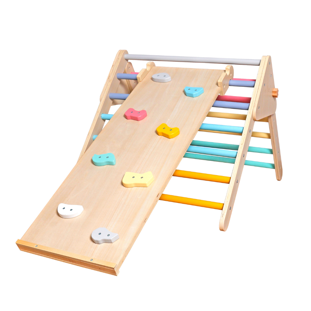 Set Escalada Infantil de Madera Rainbow Multicolor