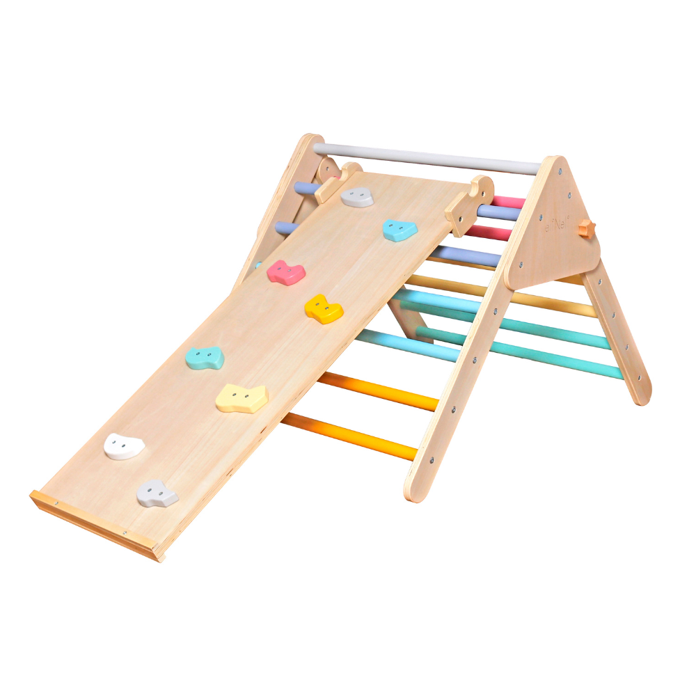 Set Escalada Infantil de Madera Rainbow Multicolor