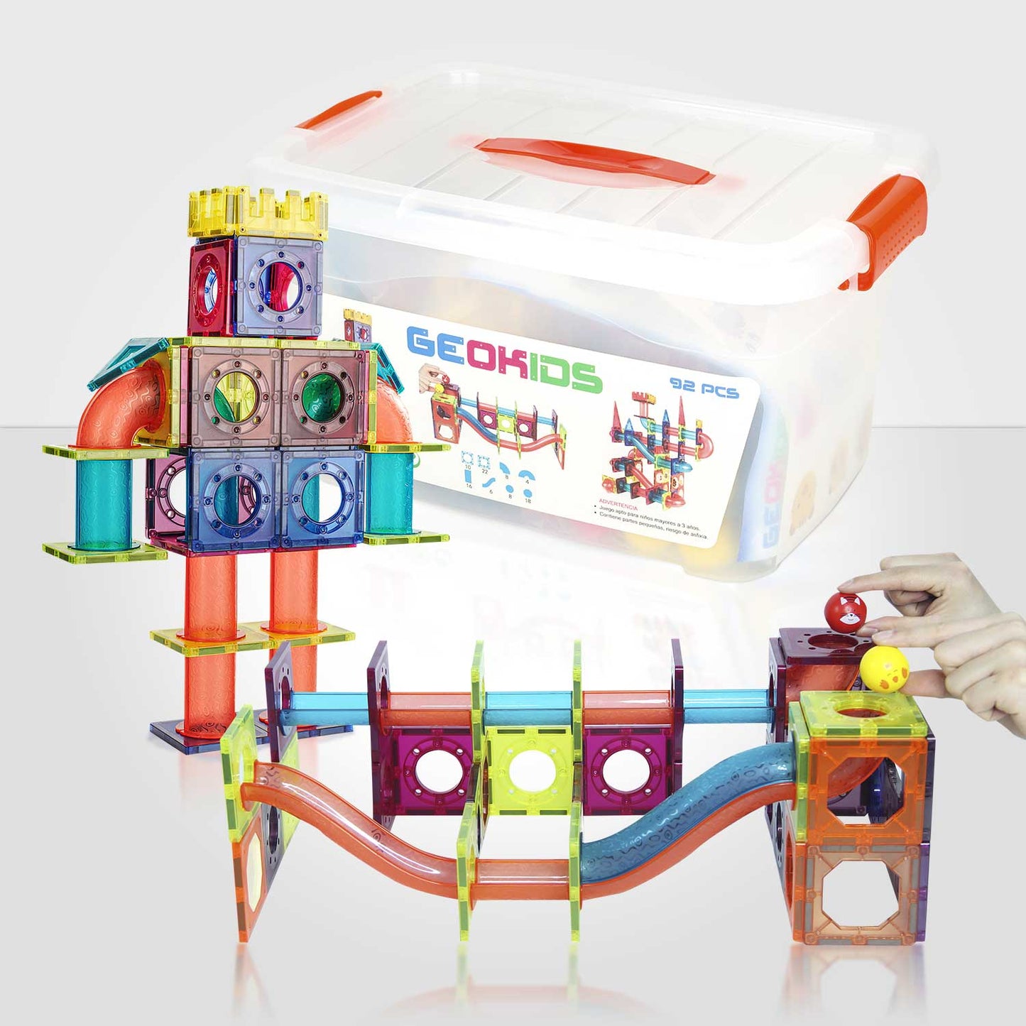 Imanes 92 bloques Geokids