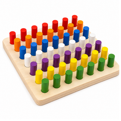 Tablero de Clasificación Cilindro Montessori