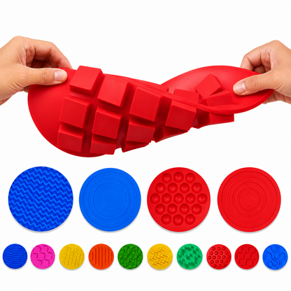 Circuito Sensorial de 20 Discos con Texturas – Equilibrio y Psicomotricidad