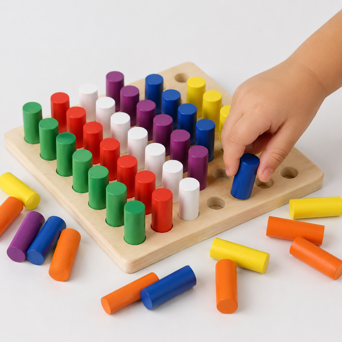 Tablero de Clasificación Cilindro Montessori