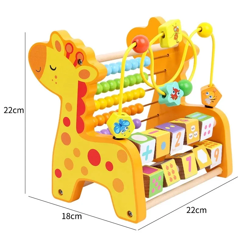 Juguete Madera Didactico Abaco Pronosupinador Jirafa o Perro