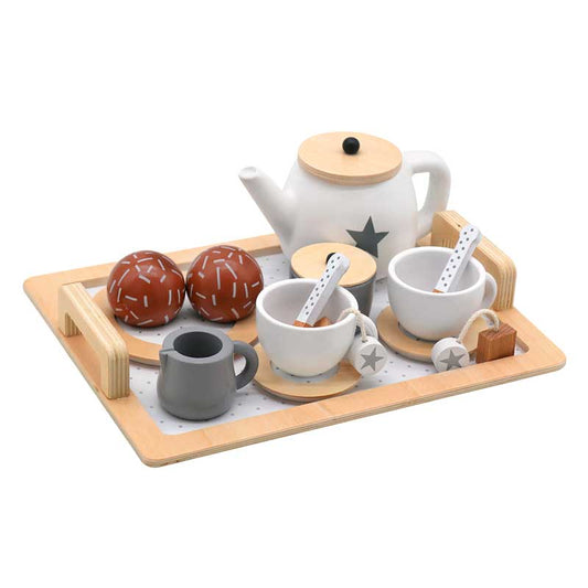 Bandeja de té y accesorios